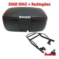ราคา กล่องท้ายรถมอเตอร์ไซค์แบรนด์SHAD รุ่นSH42 แร็คท้าย (20557163497)