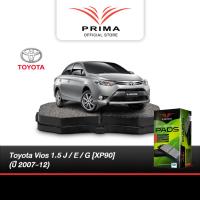 ราคา ผ้าเบรค Prima Toyota Vios 1 5 J E G XP90 ปี 2007 12 ดิสหน้า ดรัมหลัง PDB1820PBS5004 (21377916319)