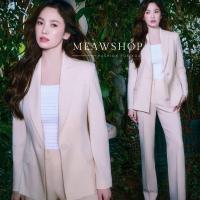 ราคา Set เสื้อ กางเกงขายาว S 4XL ชุดสูท ชุดทำงานผู้หญิง ชุดออกงาน ชุดเพื่อนเจ้าสาว ธีมสีชมพู ไปงาน ชุดไปสัมมนา นักธุรกิจ เรียบหรู ดูแพง Blazer ldmr (21043856979)