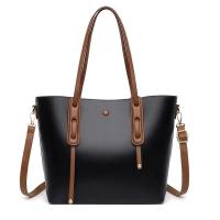 ราคา Soft genuine cow leather women handbag new fashion simple shoulder bag zipper messenger bag ladies office brown soft leather bag (20049772070)