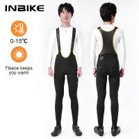 ราคา กางเกงชุดสำหรับขี่จักรยาน ชาย ของผู้ชาย INBIKE กางเกงตาข่ายด้านหลังเบาะ3D ฤดูหนาวเล้กกิ้งขายาวจักรยานกันความร้อนมีกระเป๋า (20800718351)