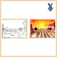 ราคา โคมไฟกรอบรูปอัจฉริยะ สวยตะลึง โคมไฟตกแต่ง โคมไฟข้างเตียง โคมไฟติดผนัง โคมไฟกรอบไม้ ขนาด31x22cm ชาร์จไฟUSB หลอดไฟLED ปรับแสงได้ 3 ระดับ XLN890 (20604068755)