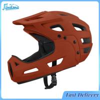 ราคา FunsLane Discovery Full Face Helmet With Detachable Chain Guard Visor Half Face Helmet 18 Air Vents For Dirt Bike M L 54 61CM (21224510882)