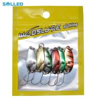 ราคา Fishing Bait Spoon Trout Lure Fishing Lure Metal Single Hook Spinner Hard Bait Trout Bass Pike Winter Ice Lure Fishing Bait 2 5g (21178555058)