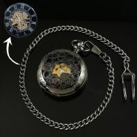 ราคา นาฬิกาพกเครื่องจักรแนววินเทจไขลานอัตโนมัติแบบฝาพับสำหรับนักเรียนชายและหญิงสามารถใส่รูปถ่ายได้แบบโบราณสำหรับผู้หญิงไขลานเรืองแสงแบบเก่า (16933584427)