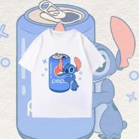 ราคา สติซซี่ กับ เป๊ปซี่ เสื้อยืดการ์ตูนน่ารัก (21374486281)