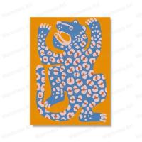 ราคา Jungle Tiger Stripes Wall Art Canvas Painting Positive Affirmation Posters Green Feather Prints Pictures For Living Room Decor (19454309730)