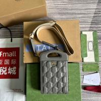 ราคา Gucci กระเป๋า GG MATELASSÉ TOP HANDLE MINI BAG (21228155825)