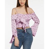 ราคา f fashion สายเดี่ยวลายจุด ผู้หญิง สีม่วง Polka Dot Camisole 5851 (14624389239)