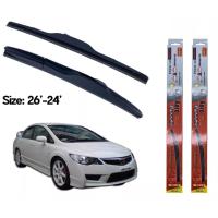 ราคา ที่ปัดน้ำฝน ใบปัดน้ำฝน ซิลิโคน ตรงรุ่น Honda Civic 2006 2011 FD ไซส์ 26 24 ยี่ห้อ Diamond กล่องแดง (19262869397)