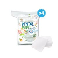 ราคา Wel B Dental Wipes 50pcs เวลบี ผ้าก๊อซแปรงฟัน ขนาด 2x2 นิ้ว 50 แผ่น แพ็ค 4 ซอง ผ้าก๊อซ (17521372101)