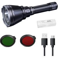 ราคา Fenix ไฟ HT18RUSB C 2800ลูเมนชาร์จได้ไกล1203หลาไฟฉายฉายระยะไกลด้วยสีแดงตัวกรองสีเขียวสำหรับ Hog Coyote แรคคูนมินคืน (21305530769)