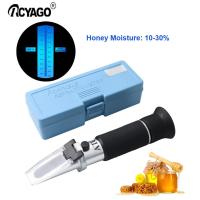 ราคา RCYAGO มือถือ10 30 น้ำผึ้งน้ำ Refractometer สำหรับน้ำผึ้ง ATC กับ99 9 Acuracy เครื่องวัดความชื้น Beekeep ทดสอบ (16619857581)
