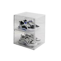 ราคา 1แถม 1 กล่องใส่รองเท้า shoe boxes พลาสติกใส กล่องใส่รองท้า กล่องรองเท้า Sneaker กล่องใส่ของ กล่องเก็บรองเท้า กล่อ (20309068181)