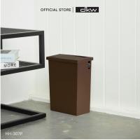 ราคา ตรุษจีน DKW HH 307P ถังขยะเหลี่ยมฝาสวิง Slim 8 ลิตร มี 4 สี ถังขยะอึดถึกทน Slim swing bin (21350714560)