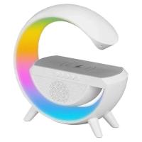 ราคา 15W Wireless Charger Stand APP Control LED RGB Light Bluetooth Speaker Fast Charging Station For iPhone 14 13 12 11 X 8 Samsung (20000667300)