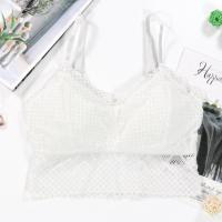 ราคา บรา สายเดี่ยว ลูกไม้ถัก เสริมฟองน้ำ เกาะอก บราลูกไม้ ลายลูกไม้ ระบายอากาศ สปอร์ตบรา เกรดพรีเมี่ยม (18700619043)