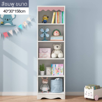 ราคา ชั้นวางของ ชั้นวางของเล่น ชั้นวางหนังสือเด็ก โชว์ปก ชั้นหนังสือเด็ก ชั้นวางหนังสือ 3 ชั้น4 ชั้น สีห้า สีชมพู พร้อมส่ง (17647420513)