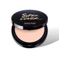 ราคา HF201 Sivanna Colors Super Cover Two Way Cake Powder ซิเวียน่า แป้งผสมรองพื้นตลับดำ (14796871716)
