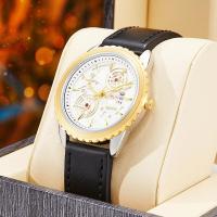 ราคา ลดราคาล้างสต๊อก SKMEI นาฬิกาควอทซ์ผู้ชายนาฬิกาแฟชั่นลำลองกันน้ำ 30 ม นาฬิกาข้อมือหนังคุณภาพสูงหรูหราการออกแบบเกียร์ของขวัญผู้ชาย L1033 (16492545189)