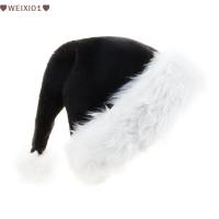 ราคา Nnuo หมวกคริสต์มาสกำมะหยี่สีดำหมวกปาร์ตี้คริสต์มาสลูกบอลหนาหมวกคริสต์มาสอบอุ่น (21197165712)