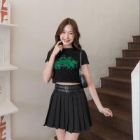 ราคา JARINYA เสื้อยืดครอปผ้าเด้ง งานปัก เน้นๆ ไม่ย้วย ไม่หด ผ้าเกรดดีมาก (20087882290)