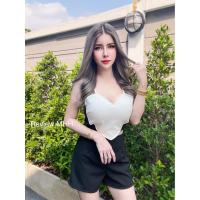 ราคา ต้อนรับวาเลนไทน์ เซ็ต2ชิ้นหัวใจผ้าโรเชช ผ้าเทพ เสื้อเสริมฟองน้ำ ใส่ซิปดึงยางหลัง กางเกงดึงยางซิปหลัง (17566206018)