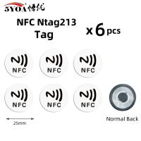 ราคา 6Pcs NFC Ntag213 Ntag215 Ntag216 สติกเกอร์ Ntag 213 13 56MHz ป้าย RFID Token Patrol Ultralight (21170722161)