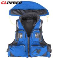 ราคา เสื้อกั๊กเสื้อชูชีพเพื่อความปลอดภัยสำหรับผู้ใหญ่ปรับได้สำหรับว่ายน้ำพายเรือตกปลา (18296193055)