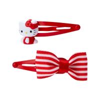 ราคา Set กิ๊บติดผม 2 ชิ้น กิ๊บแป๊ก ลาย Hello Kitty Red kt Hello Kitty HelloKitty (16484938716)