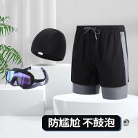 ราคา FRLO กางเกงว่ายน้ำชาย M 5XL กางเกงกีฬาขาสั้นผู้ชาย กางเกงมีซับเลคกิ้ง Doubel Layer ชุดว่ายน้ำ 50 160KG wearable รุ่นQ21008 1 (19456996794)