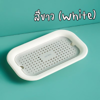 ราคา Sale ถาดใส่ผักผลไม้ อเนกประสงค์ ถาดพลาสติก ทรงวงรี สองชั้น ระบายน้ํา สําหรับใส่ชา ผลไม้ ใช้ในครัวเรือน ห้องนั่งเล่น (21267560877)