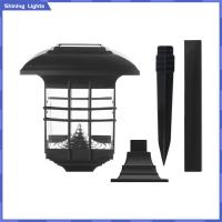 ราคา ไฟแสงอาทิตย์เสารั้วอบอุ่นสำหรับลานระเบียงอุปกรณ์ตกแต่งสวนเสาโคมไฟพลังงานแสงอาทิตย์ Baoblaze (21077337666)