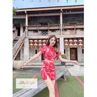 ราคา พร้อมส่ง S 2XL JISOO 208 Dress เดรส เดรสสั้น เดรสสีแดง ชุดใส่ตรุษจีน กี่เพ้า กี่เพ้าตรุษจีน กี่เพ้าประยุกต์ กี่เพ้าสาวอวบ เดรสใส่ตรุษจีน เดรสสาวอวบ กี่เพ้าสาวอวบ ชุดสีแดง (21185663388)