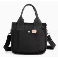 ราคา square canvas bag กระเป๋าโท้ทใบเล็กผ้าแคนวาส พร้อมส่ง (21371018643)