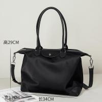 ราคา Backpack womens 2023 new Longchamp commuting computer bag large capacity Oxford cloth backpack student schoolbag travel bag (20175343452)