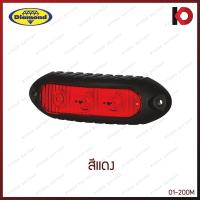 ราคา ไฟสัญญาณ LED 3 เม็ด 9V 36V 12V 24V สีแดง ส้ม น้ำเงิน ขาว เขียว ไฟติดรถ กันน้ำ กันฝุ่น IP67 ตราเพชร DIAMOND (21274282182)
