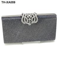 ราคา New celebrity nightclub dinner bag clutch bag diamond small bag dress cheongsam one shoulder cross body high end womens handbag (20672036636)