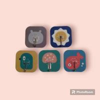 ราคา ตะขอเหนียวลายการ์ตูนน่ารักติดผนังไม่ต้องเจาะ ตะขอแขวนผนังเอนกประสงค์ (14236279442)