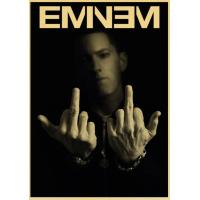 ราคา Singer Retro Poster Lana Del Rey Mitski Eminem The weeknd Bad bunny MF Doom Rapper Music Decor Art Painting Living Wall Sticker (16898473545)