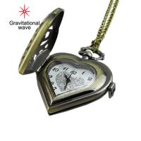 ราคา นาฬิกาพกคลื่นความโน้มถ่วงโลหะผสมกลวงรูปหัวใจแนววินเทจสำหรับชีวิตประจำวันนาฬิกาพก (20057449056)