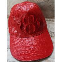 ราคา สีแดงสดหมวกแก็บหนังจระเข้แท้ โหนกสวยๆ (19441741984)
