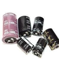 ราคา ตัวเก็บประจุแบบอิเล็กโทรไลติกแบบสแนปอิน470UF 450V 35X50มม 450 250 200 100 63 50 35 25 WV 100MF 150MF 220MF 330MF 470MF 680MF 470MFD 2200MF 3300MF 10000MF 33000MF (20829633729)