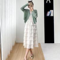 ราคา Issey Miyake 2023 Miyake อารมณ์แฟชั่นสบายๆเรียบง่ายเก็บเอวใส่แล้วดูผอมเพรียวกระโปรงเค้กผู้หญิงฤดูร้อนแบบใหม่จีบ (19872645414)