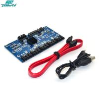 ราคา 1 5พอร์ต Sata PCI E อะแดปเตอร์ Sata Card 6พอร์ต Sata3 0 6Gbps การ์ดขยายตัวตัวควบคุม PCIE Sata Multiper (21209222297)