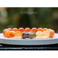 ราคา Crackle Agate เกล็ดมังกร สร้อยข้อมือหินเกล็ดมังกร สี ส้ม ปี่เซี๊ยะ เสริมดวง ดึงดูดโชคลาภให้แก่ผู้สวมใส่ (12058321085)