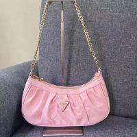 ราคา Guess2023 ใหม่ กระเป๋าสะพายไหล่ ผ้าไนล่อน แต่งจีบโซ่ (20499840870)
