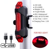 ราคา ESLNF PX 5 ไฟท้ายจักรยานกันน้ำ ไฟเตือนความปลอดภัย LED แบบชาร์จไฟได้ USB ไฟท้ายจักรยานเสือภูเขา (19577210748)