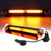ราคา COB ไฟเตือนฉุกเฉินติดรถยนต์รถบรรทุก ไฟ LED ใช้ในตอนกลางวันไฟแฟลชตำรวจโหมดกระพริบ18โหมด12V 24V (21170361136)