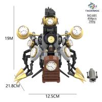 ราคา MOC ตัวต่อ skibidi toilet titan drill man โมเดล ไททัน speaker man ไททัน camera man tv man สกิบิดี้ ชุดตัวต่อ (21286422902)